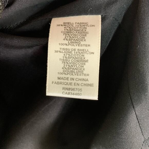 Rebecca Taylor Wool Cotton Blend Pencil Skirt Size 6 - Picture 5 of 7